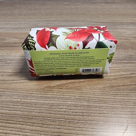 Michel Design Works Poinsettia Shea Butter Soap - Picture 3 of 4